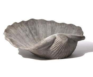 This unique scallop shell planter should be filled with flowers as beautiful as Aphrodite herself. (pennoyer.com) This unique scallop shell planter should be filled with flowers as beautiful as Aphrodite herself. (pennoyer.com)