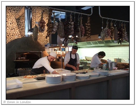 Kitchen - Zizzi St Giles Launch