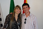André Ariovaldo com sua amiga querida Paula Zamp