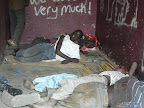 Unterkunft der Straßenkinder im Slum, Kampala