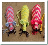 Knitted-mice for battersea