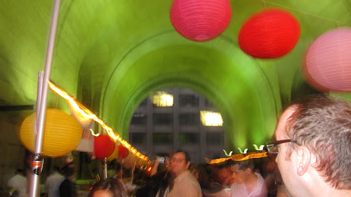 It looks like a nightclub but it's the night market!