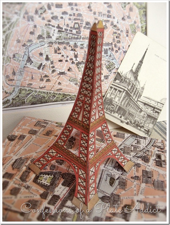 CONFESSIONS OF A PLATE ADDICT Fun with Vintage Paris Maps