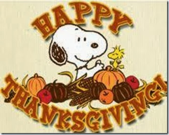 Peanuts Thanksgiving Graphic