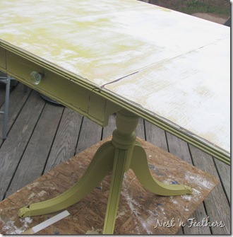 0411 Green Table DISTRESSED