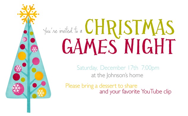 Christmas invite