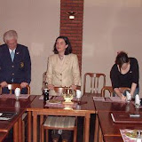 Visita al Club del GD 4890 en Octubre de 2008