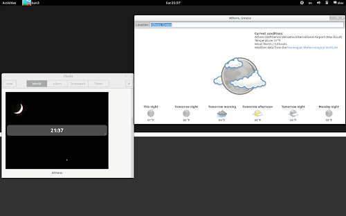 Gnome Weather 0.1 