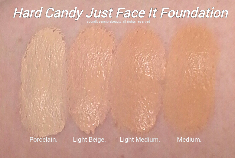 Hard Candy Just Face It Foundation; Review & Swatches!