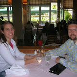 Debbie and I After a Nice Italian Meal