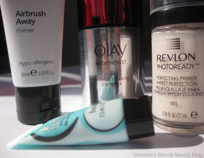 Primers & Skin Perfectors: Revlon Photoready, Olay Wrinkle Relax, No7  Airbrush, Benefit Porefessional | Strawberry Blonde