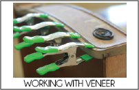 working with veneer tab