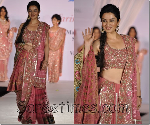 Tisca Chopra Saree