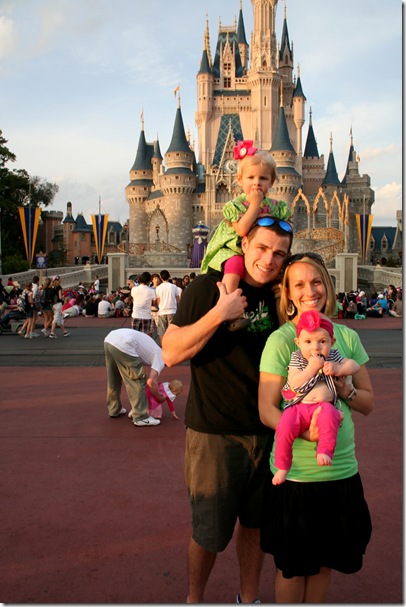 Family Picture - Magic Kingdom Castle