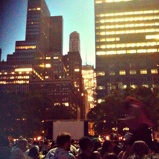 The Great Lawn as the beginning of the movie neared.