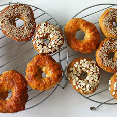 Homemade Honey Oatmeal Bagel
