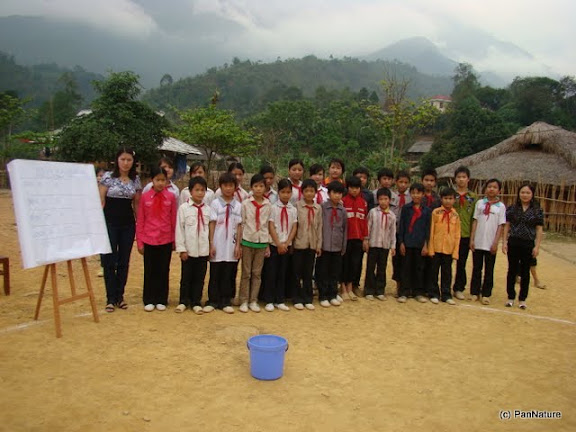 An extra-curriculum session on sustainable use of natural resources.