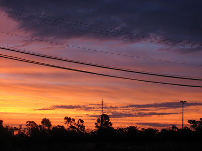 typical Brazilian sunset