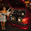 I asked the guy if I could take a picture of his speaker setup, he willingly agreed and so did his girlfriend!