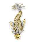 “The Night of the Iguana Brooch” A Diamond and Multi‐Gem Brooch by Jean Schlumberger, Tiffany & Co., circa 1964 Gift from Richard Burton upon the occasion of the premiere of the film Night of the Iguana August 11, 1964 Estimate: $200,000-$300,000