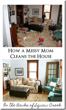 How a Messy Mom Cleans