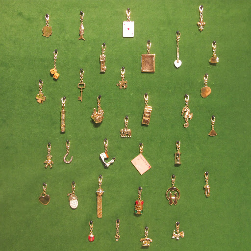 Charms. Personalization is a recurring theme at C. Wonder.