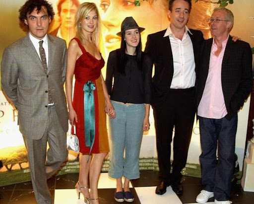 and director Joe Wright at joe wright rosamund pike. and director Joe Wright at