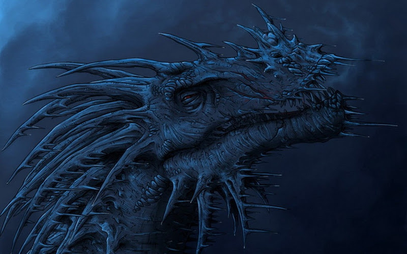 Great Blue Dragon, Dragons