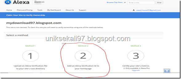 cara verifikasi blog ke alexa cara verifikasi blog ke alexa