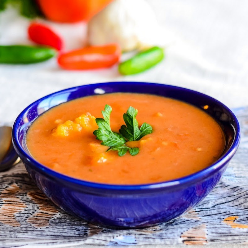 Cauliflower tomato chowder