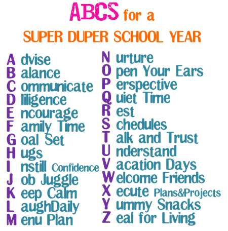 ABCs for school success