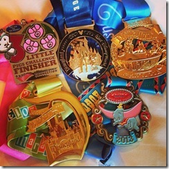 Disneyland Half Marathon Weekend Medals