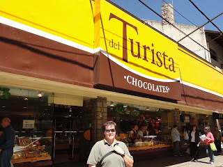 Proof that Marilyn could resist going into another chocolate shop.