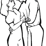 COLOREAR DIBUJOS DE PAREJAS DE BAILE