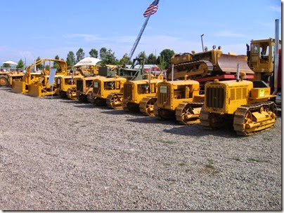 IMG_8588 Caterpillar Lineup at Antique Powerland in Brooks, Oregon on August 1, 2009