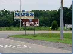 8543 US-72 East ,Trail of Tears Corridor, Alabama - Bellefonte Nuclear Plant sign