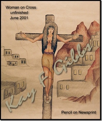 Copy of woman on cross
