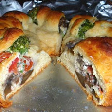 Easy Baked Cheese & Vegetable Twist