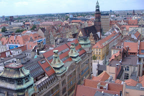 Wroclaw!  Taken from the Witch's Bridge!