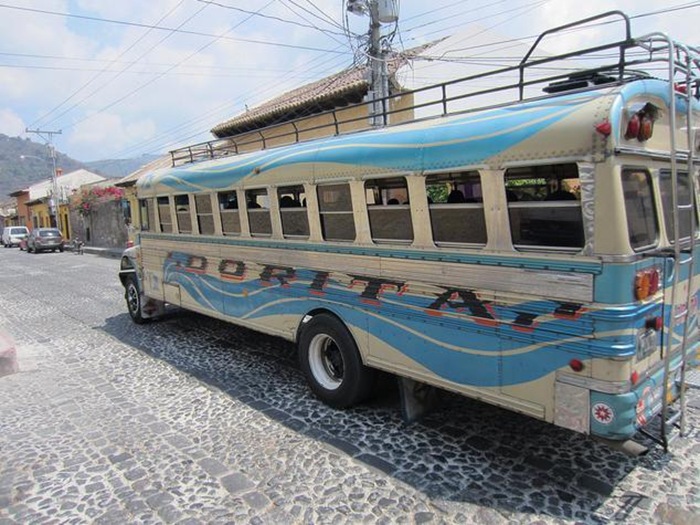 Bus in Guatemala