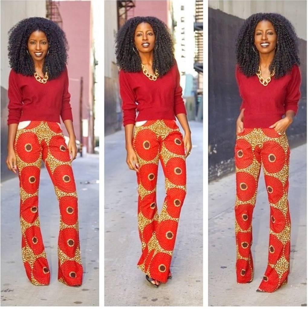 latest kitenge trouser fashions