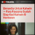 fara fauzana sudah siap kad kahwin dan hantaran