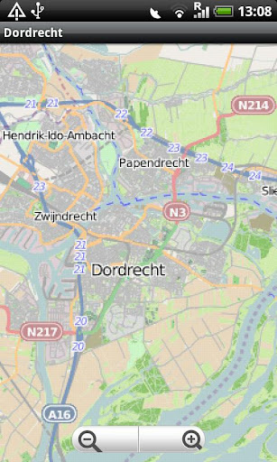 Dordrecht Street Map