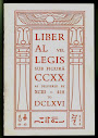 Liber 220 Al Vel Legis The Book Of The Law Commentaries