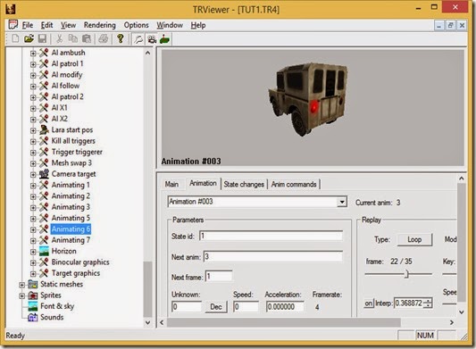 TRViewer running TRViewer running
