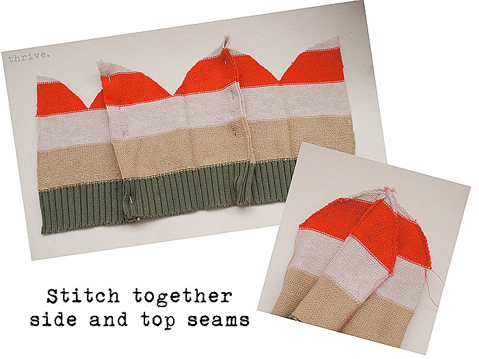 Make Mittens and hats from old sweaters.16
