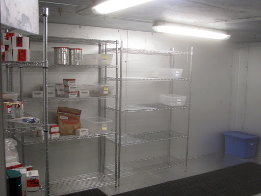 The freezer where evidence is stored. (Photo credit: Jeremy Shreckhise)