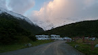 White Horse Hill Campground, abends.
