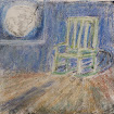 "Rocking with the Moon",
 Collograph