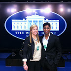 Ankur Jain and Victoria Schramm at White House